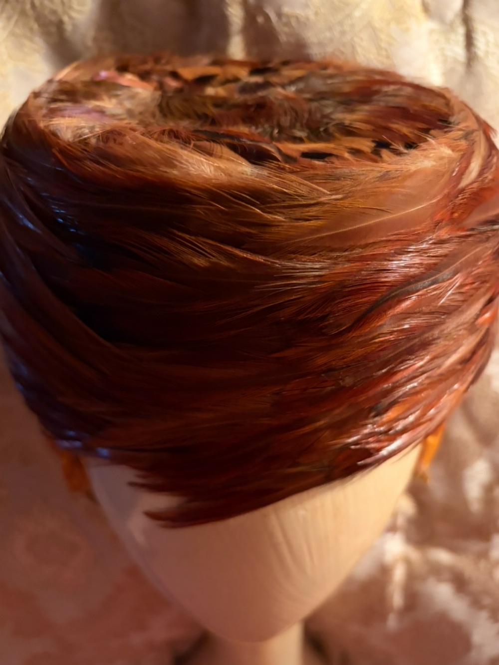 Vintage Pheasant Feather Amazing Hat